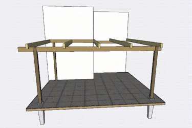 Overbygd terrasse Overbygd terrasse